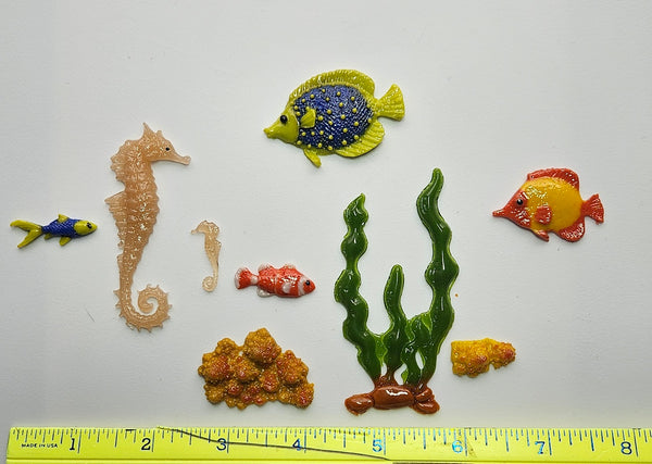 COE 96 Fused Glass Sea Life / Ocean Scene Assortments for Your Fused Glass Projects