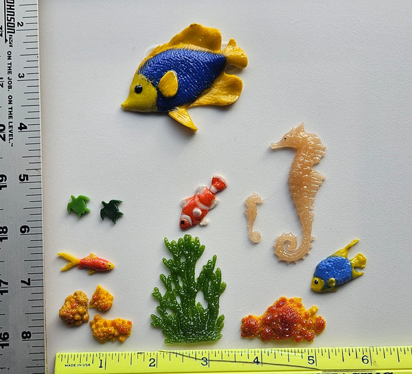 COE 96 Fused Glass Sea Life / Ocean Scene Assortments for Your Fused Glass Projects