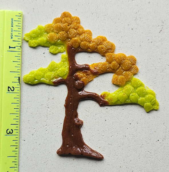 COE 96 Fused Glass 3 1/4 Inch Tall Tree (s) Bonsai / Pine ? for Your Fused Glass Projects