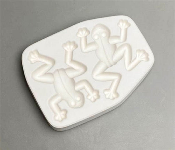 LF224 - Two Small Tree Frogs Mold for Glass Kiln Work Fusing Glass