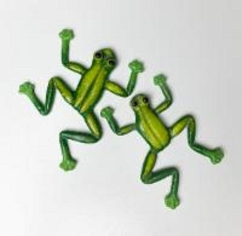 LF224 - Two Small Tree Frogs Mold for Glass Kiln Work Fusing Glass