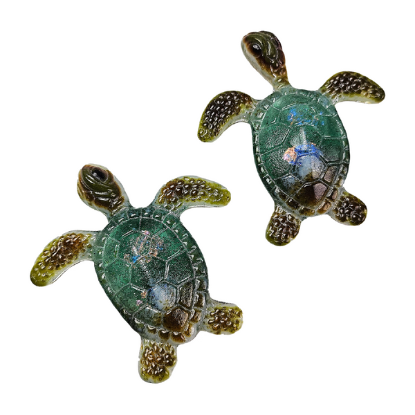 LF258 - Two Small Turtles Glass Fusing Mold