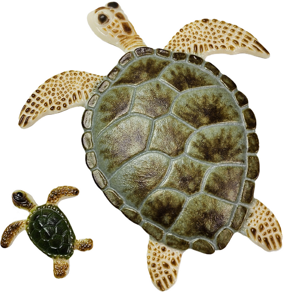 LF258 - Two Small Turtles Glass Fusing Mold