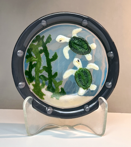 LF258 - Two Small Turtles Glass Fusing Mold