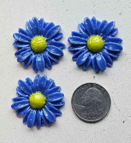 COE 96 Fusible Glass 33mm Flowers (Daisies) for Your Fused Glass Projects