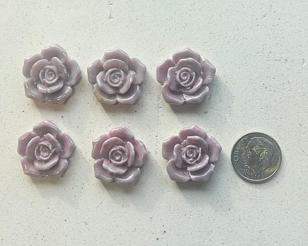COE 96 Fusible Glass Flowers (Medium Roses) for Your Fused Glass Projects 19mm