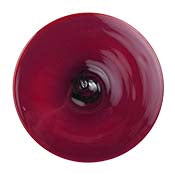 Purple Glass Rondel 3.75 Inch