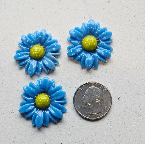 COE 96 Fusible Glass 33mm Flowers (Daisies) for Your Fused Glass Projects