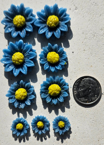 COE 96 Fusible Glass Flowers (Daisy Collection) for Your Fused Glass Projects