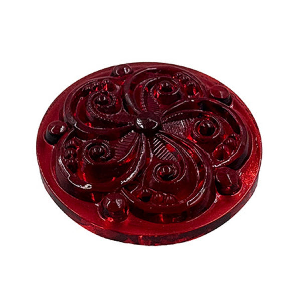 Stained Glass Jewels - 35mm Swirl  - German Made