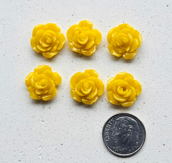 COE 96 Fusible Glass Flowers (Small Roses) for Your Fused Glass Projects 14-15mm