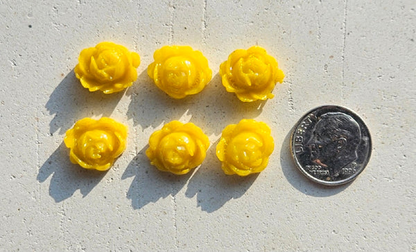 COE 96 Fusible Glass Flowers (Small Roses) for Your Fused Glass Projects 14-15mm