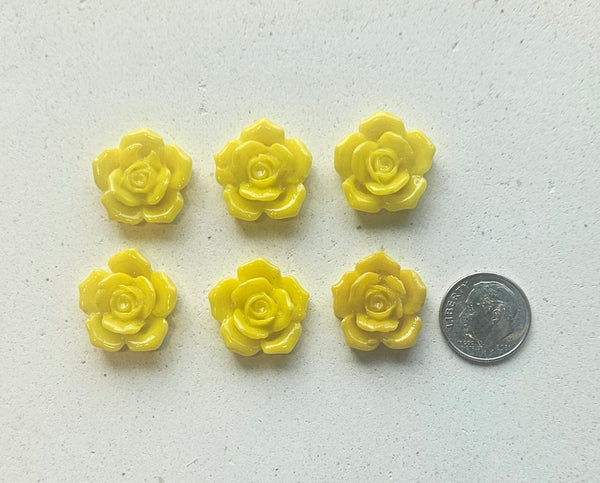 COE 96 Fusible Glass Flowers (Medium Roses) for Your Fused Glass Projects 19mm