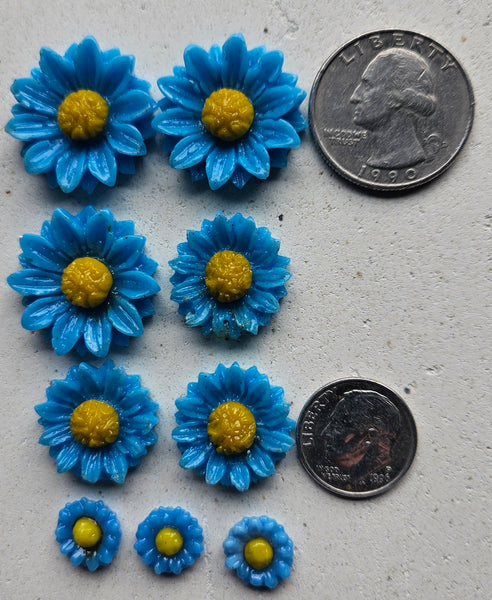 COE 96 Fusible Glass Flowers (Daisy Collection) for Your Fused Glass Projects