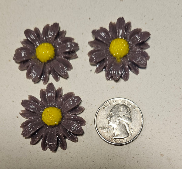 COE 96 Fusible Glass 33mm Flowers (Daisies) for Your Fused Glass Projects