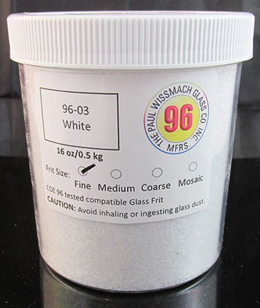 COE 96 - WF9552 - WF95554 - White Opal Frit Wissmach