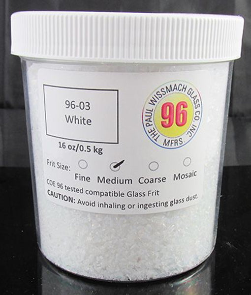 COE 96 - WF9552 - WF95554 - White Opal Frit Wissmach