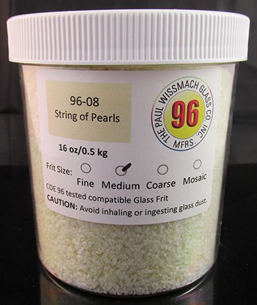 COE 96 - WF9558 - WF9560 - String of Pearls Reactive Opal Frit Wissmach