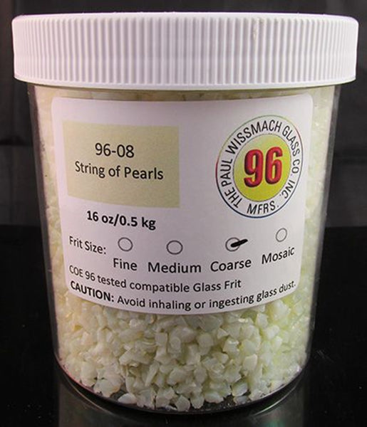 COE 96 - WF9558 - WF9560 - String of Pearls Reactive Opal Frit Wissmach