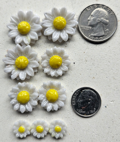 COE 96 Fusible Glass Flowers (Daisy Collection) for Your Fused Glass Projects