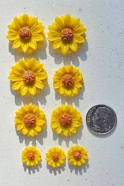 COE 96 Fusible Glass Flowers (Daisy Collection) for Your Fused Glass Projects