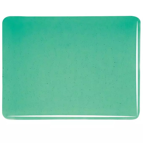 COE 90 - BU1417F - Emerald Green Transparent Bullseye Frit