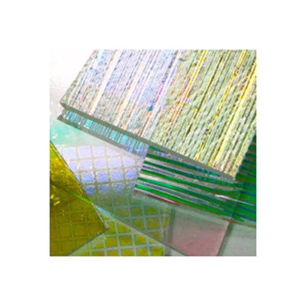 1/2 LB CBS Dichroic Glass Jewelry Pack  Clear 96 COE (1170)