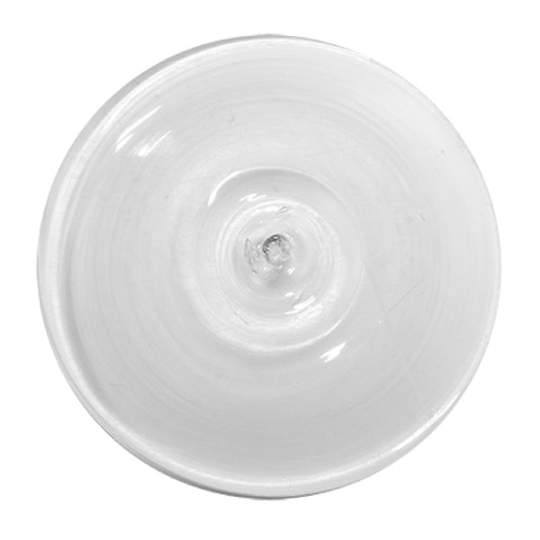 Stained Glass Supplies - 3.75 (approximately) inch clear glass rondel