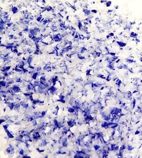 COE 96 - Oceanside Retired -  Cobalt Blue / White Opal Dual Tone Frit 4245