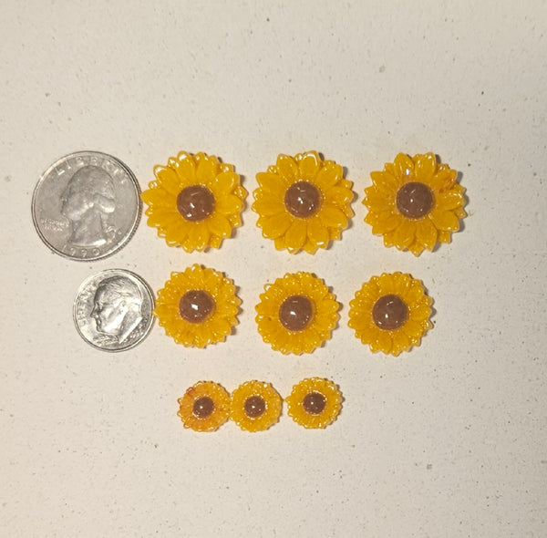 COE 96 Fusible Glass Flowers (Daisy Collection) for Your Fused Glass Projects