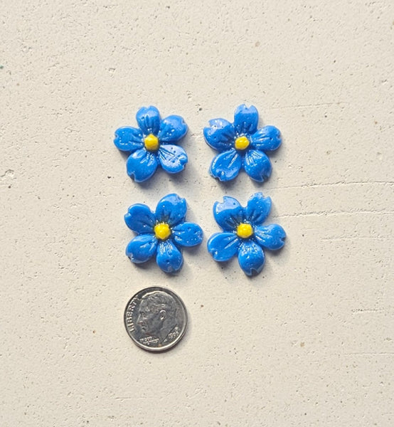COE 96 Pre Fused Glass Flowers (Cherry Blossom Shaped) for Your Glass Projects (21mm) .82 Inch