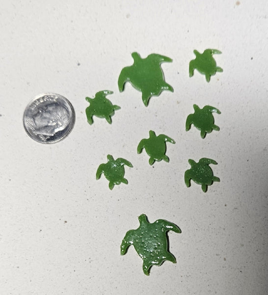 COE 96 Pre Fused Glass Sea Turtles for Your Fused Glass Projects