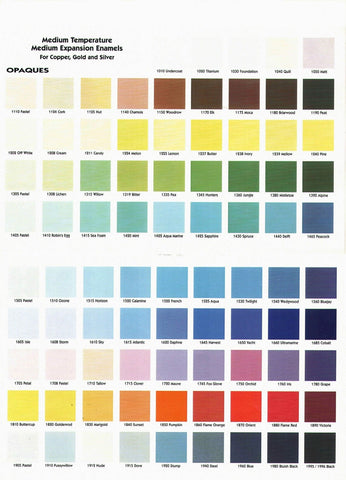Thompson Enamel for Metals (Copper, Gold & Silver) - Lead Free