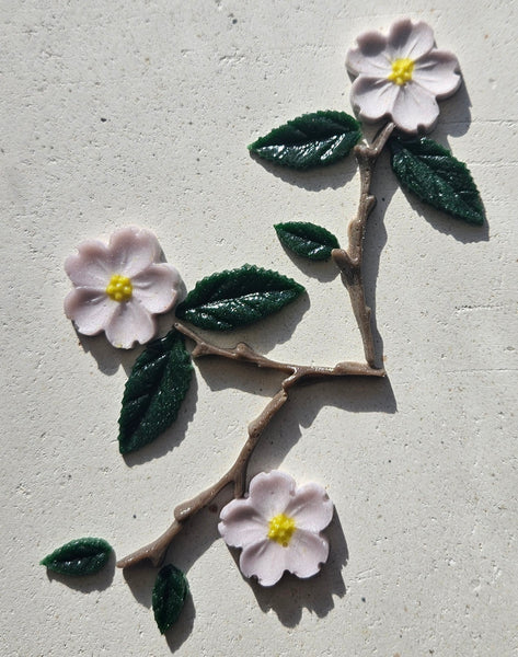 COE 96 Fused Glass Cherry Blossoms, Leaves, Branches for your Fused Glass Nature Scenes