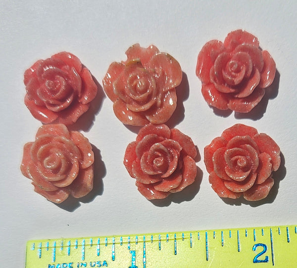 COE 96 Fusible Glass Flowers (Roses) for Your Fused Glass Projects