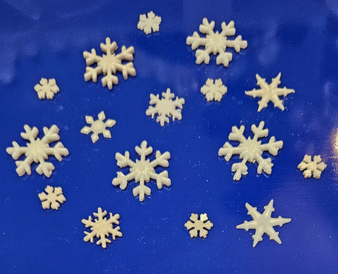 COE 96 Pre Fused Glass Snowflakes for Your Fused Glass Projects