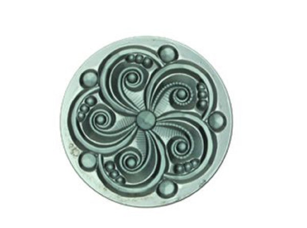 Stained Glass Jewels - 35mm Swirl  - German Made