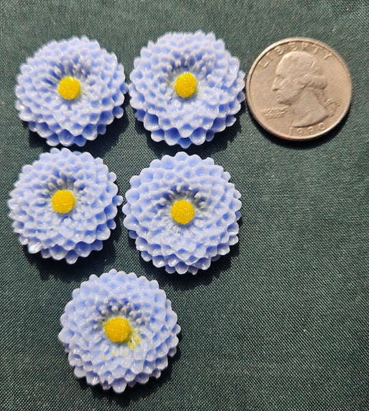 COE 96 Pre Fused Glass Flowers (Mums) for Your Fused Glass Projects