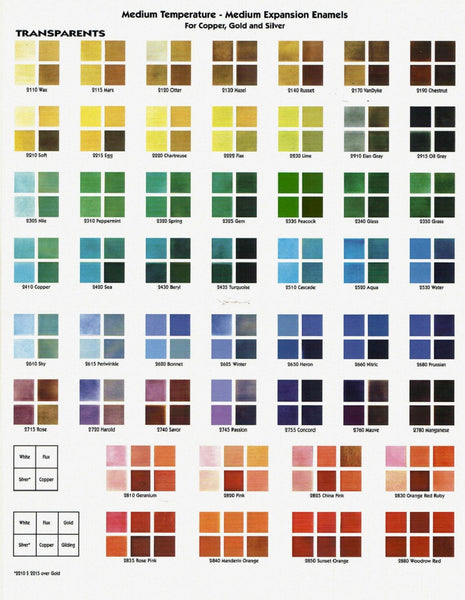 Thompson Enamel for Metals (Copper, Gold & Silver) - Lead Free