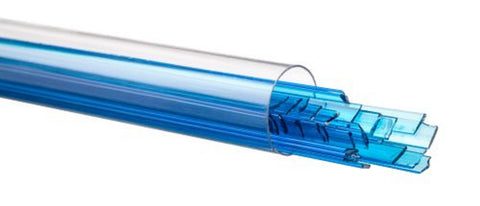 Turquoise Blue Transparent Ribbon coe 90