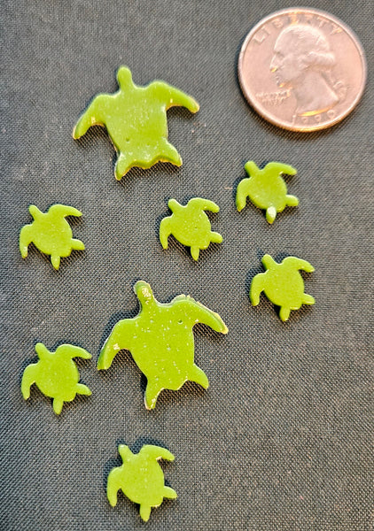 COE 96 Pre Fused Glass Sea Turtles for Your Fused Glass Projects