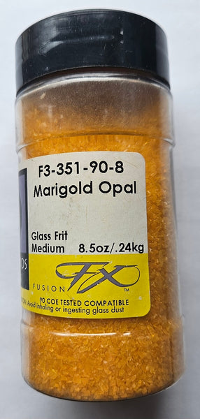 COE 90 Marigold Opal - Uroboros (Retired) Medium Frit 8.5 oz