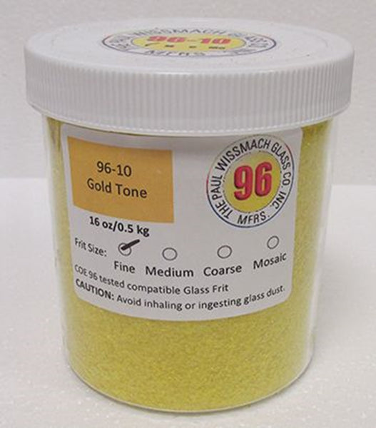 COE 96 - WF9531 - WF9533 - Gold Opal Frit Wissmach