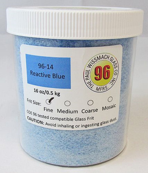 COE 96 - WF9568 - WF9570 - Reactive Blue Opal Frit Wissmach