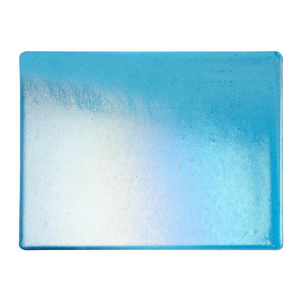 BU1116.51 - Turquoise Iridescent Transparent 5x10 Thin Glass - 90 COE