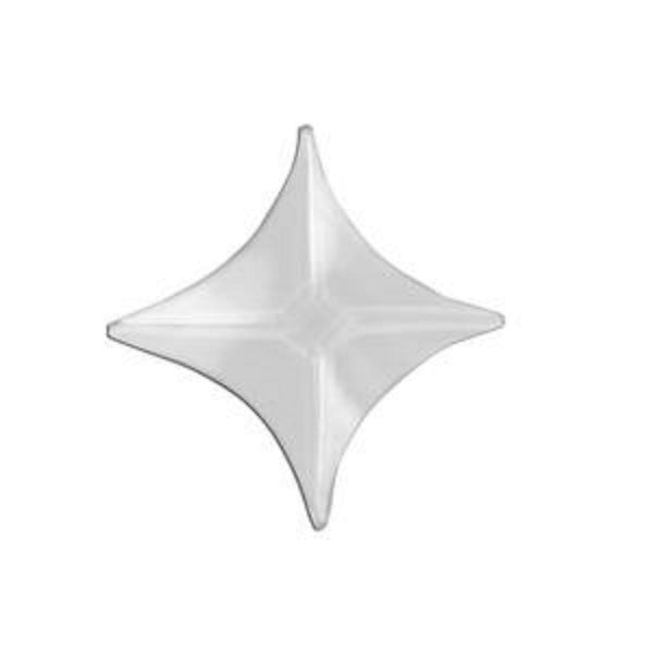 Clear Concave Star Bevels