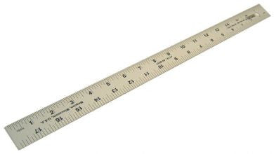 Aluminum Ruler 18 Inch Cork Back - The Avenue Stained Glass