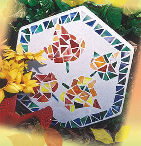 Free Fall Leaves Mosaic Glass Patterns -  by Diamond Tech International