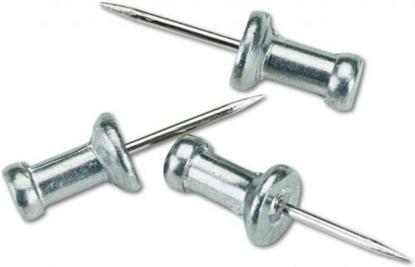 Push Pins 1/2" Steel Point - 100 per box
