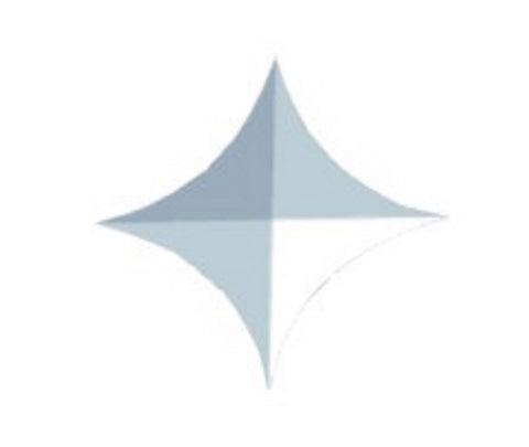 Clear Concave Star Bevels